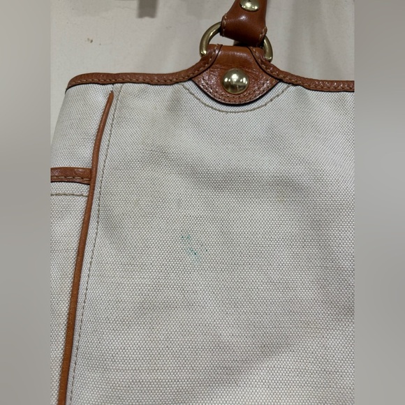 Coach Canvas Limited Edition  Bleecker Heritage Stripe Tote Y2K With Ties - Picture 8 of 13